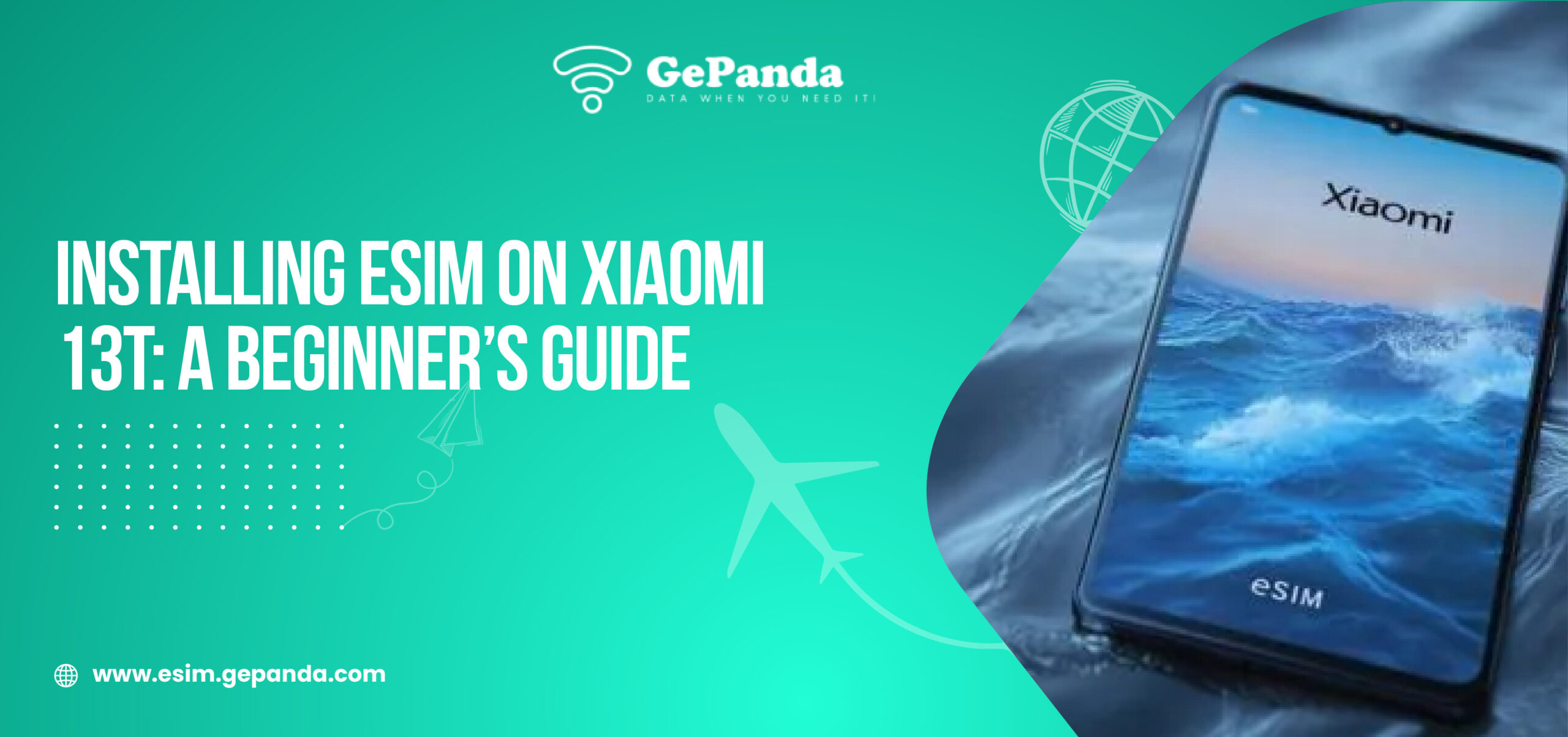 eSIM on Xiaomi 13T