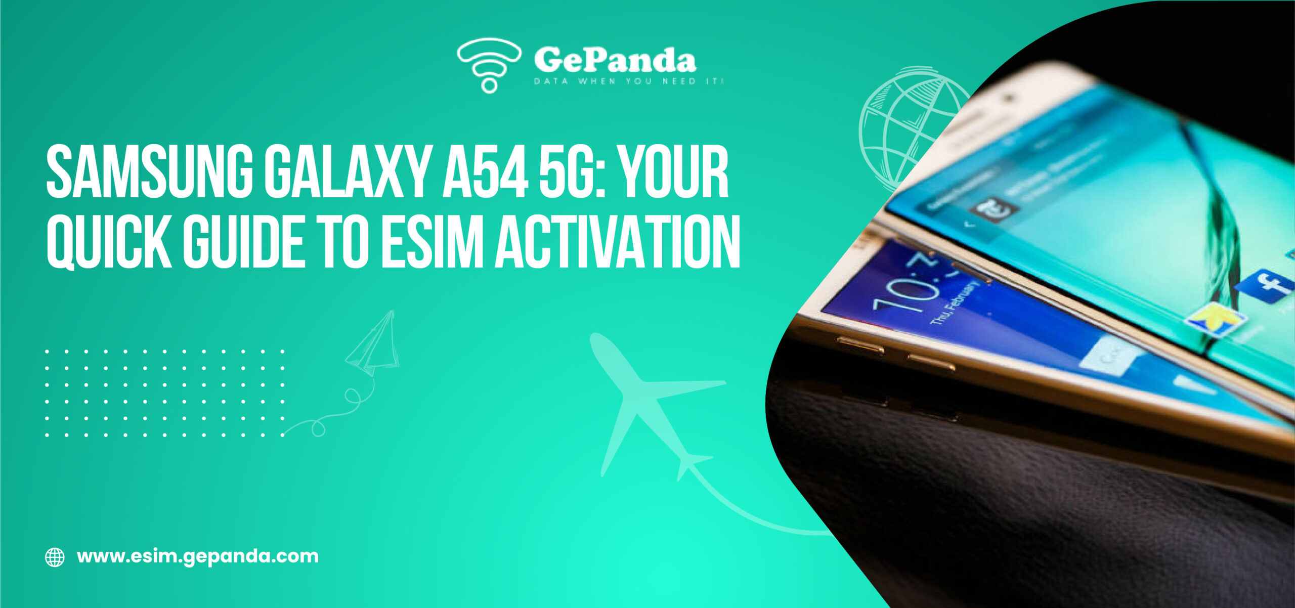 eSIM on Samsung Galaxy A54 5G